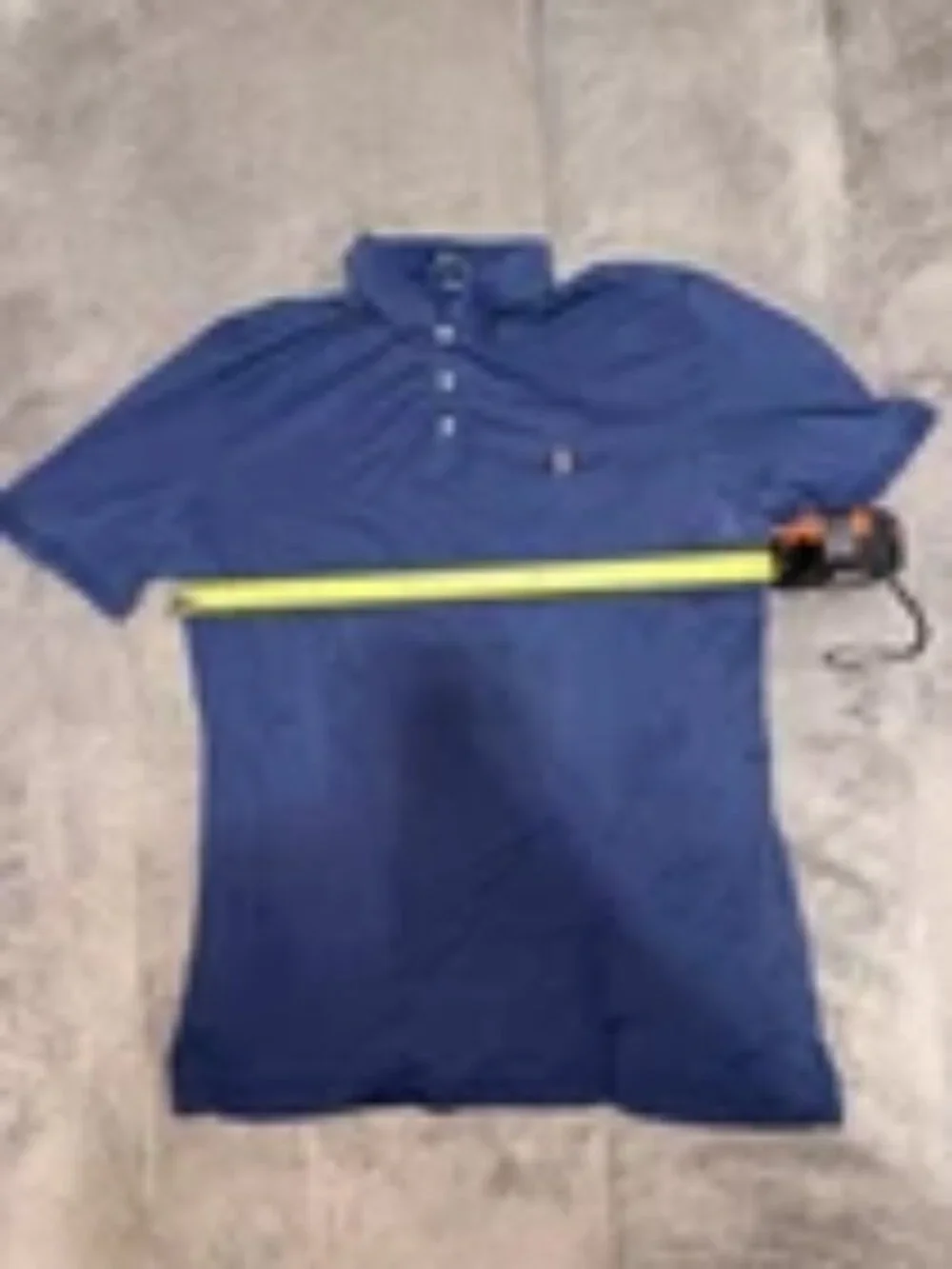 Polo Ralph Lauren Polo Shirt Mens Large Navy Cotton Mesh